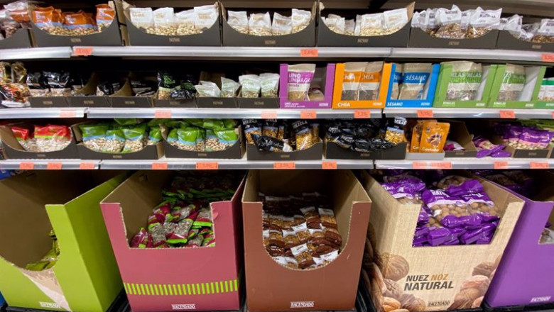 Sección de frutos secos en un supermercado de Madrid. | Eduardo Parra - Europa Press - Archivo ep seccion de frutos secos en un supermercado de madrid