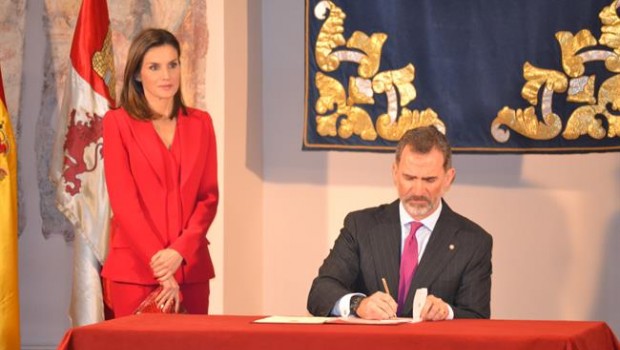 ep valladolid 22-03-2018- felipe vi conmemoracapitulacionesmagallanes