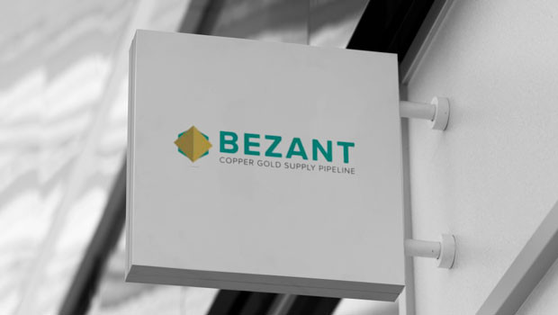 dl bezant resources aim mining copper gold exploration development production logo