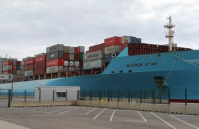 ep archivo   el buque maersk utah en el puerto de valncia