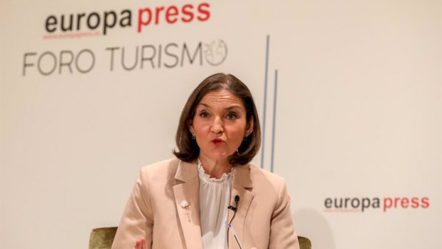 ep archivo   la ministra de industria comercio y turismo reyes maroto interviene en la inauguracion