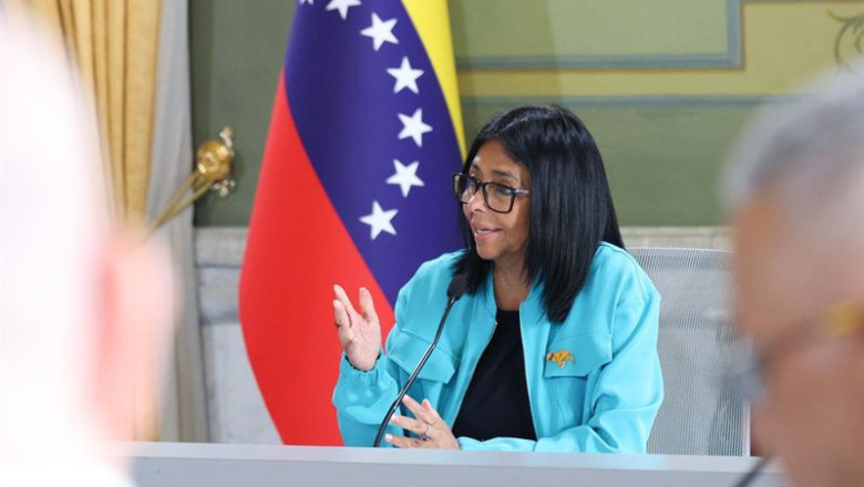 ep archivo   la presidenta encargada de venezuela delcy rodriguez en una imagen de archivo