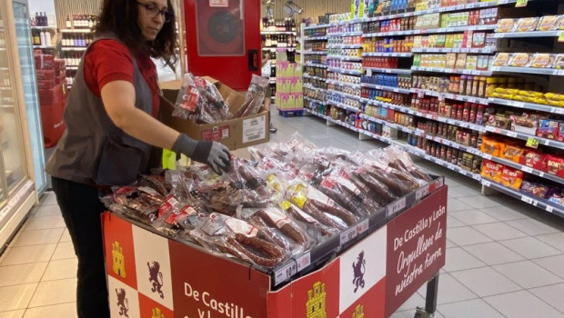 ep archivo   productos de castilla y leon en un supermercado alcampo