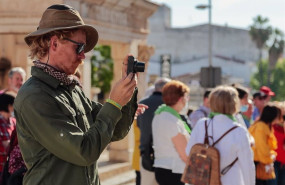 ep archivo   un turista junto al hornito de santa eulalia en merida