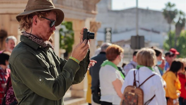 ep archivo   un turista junto al hornito de santa eulalia en merida