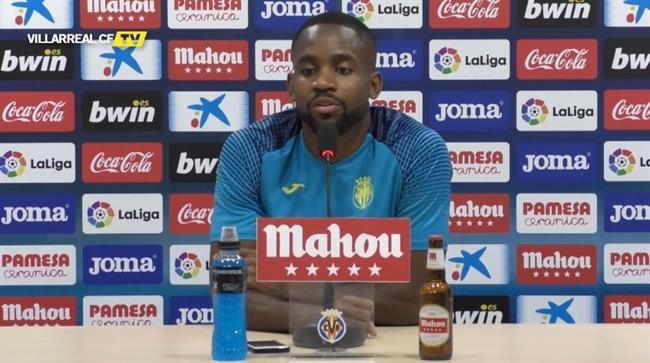 Cédric Bakambu en rueda de prensa | EUROPA PRESS ep cedric bakamburuedaprensa