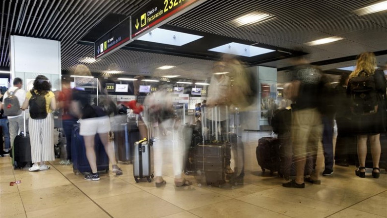 Eduardo Parra - Europa Press ep colasfacturacionaeropuerto adolfo suarez madrid-barajas 20190809091902