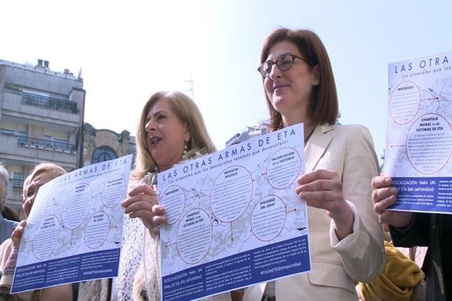Consuelo Ordóñez y Maite Pagazaurtundua, de Covite | EUROPA PRESS ep consuelo ordonezmaite pagazaurtundua de covite