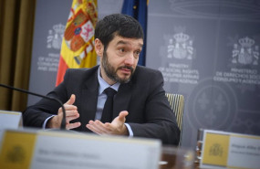 ep el ministro de derecho sociales consumo y agenda 2030 pablo bustinduy en la sede del ministerio a