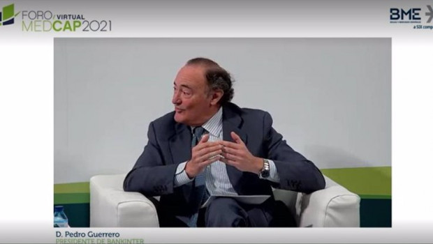 ep el presidente de bankinter pedro guerrero durante el foro medcap 2021 organizado por bolsas y ep el presidente de bankinter pedro guerrero durante el foro medcap 2021 organizado por bolsas y