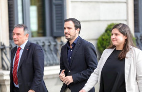 ep el secretario general del pce y diputado de unidas podemos enrique santiago i y el coordinador