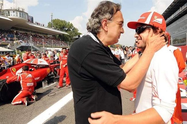 Fernando Alonso y Sergio Marchionne | TWITTER.COM/ALO_OFICIAL ep fernando alonsosergio marchionne