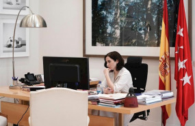 ep foto recurso la presidenta de la comunidad isabel diaz ayuso en su despacho archivo