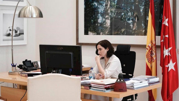 ep foto recurso la presidenta de la comunidad isabel diaz ayuso en su despacho archivo