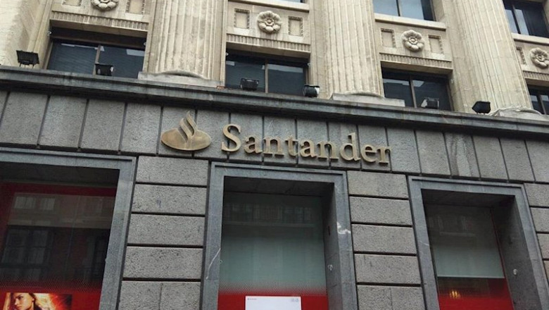 Imagen de archivo de una sucursal del Banco Santander. | EUROPA PRESS - Archivo ep imagen de archivo de una sucursal del banco santander