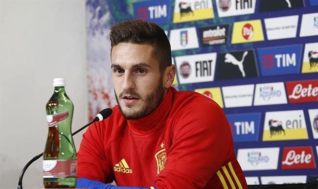 ep jorge resurreccion koke en ruedaprensala seleccion espanola