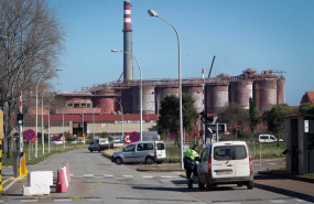 ep la fabrica de alcoa san cibrao a 24 de enero de 2024 en san cibrao lugo galicia espana