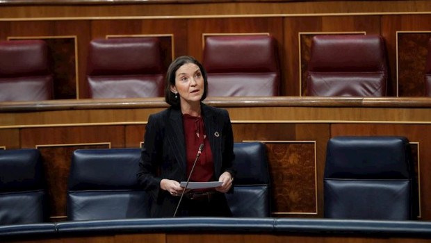 ep la ministra de turismo reyes maroto interviene en la sesion de control al ejecutivo celebrada