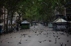 ep la rambla de barcelona vacia