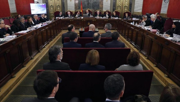 ep los doce lideres independentistas acusados por el proceso soberanista catalan que derivo en la