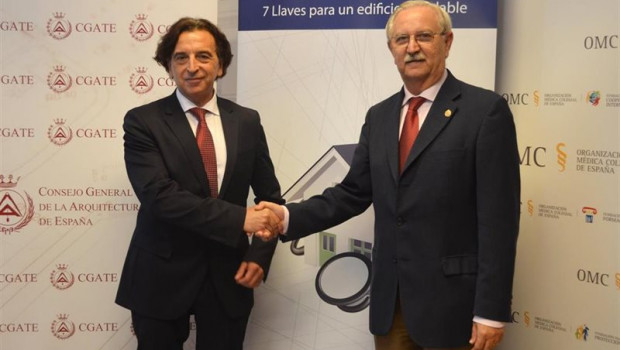 ep medicos y arquitectos tecnicos se unen para fomentar la edificacion saludable y proteger la salud