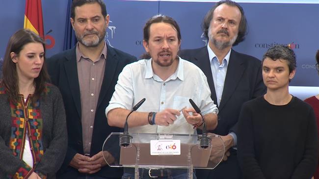 Pablo Iglesias declara en el Congreso de los Diputados | EUROPA PRESS ep pablo iglesias declaracongresolos diputados