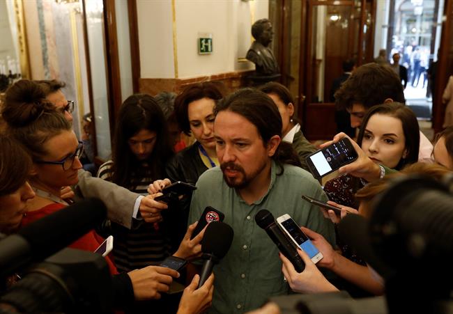 Pablo Iglesias, secretario general de Podemos | EUROPA PRESS ep pablo iglesias secretario generalpodemos 20180221141514