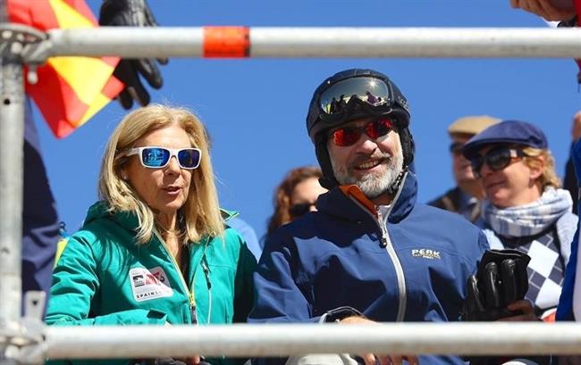 El Rey presencia la final de slopestyle de Sierra Nevada 2017 | EUROPAPRESS/CETURSA ep rey presenciafinalslopestylesierra nevada 2017