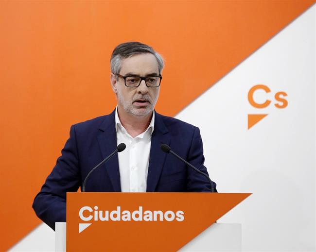 Rueda de prensa del secretario general de Ciudadanos, José Manuel Villegas | EUROPA PRESS ep ruedaprensasecretario generalciudadanos jose manuel villegas 20180605180901
