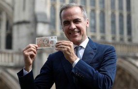 mark carney bank of england pound sterling gbp tenner