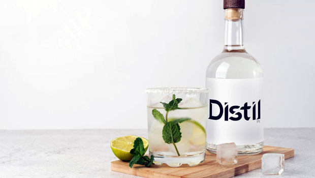 dl distil aim premium spirits distilling brands vodka gin rum logo