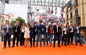 ep actociudadanosgranada con albert rivera juan marinluis salvador