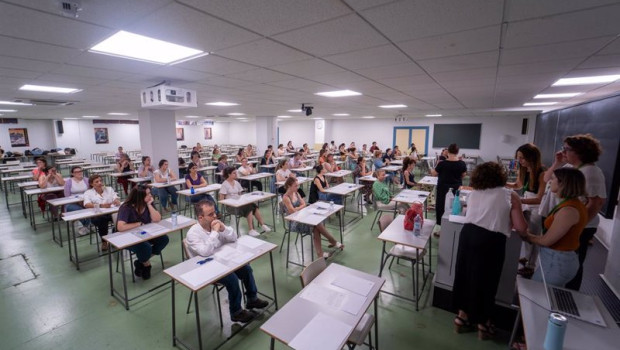 ep archivo   aula donde se realizan las pruebas de oposicion a 18 de junio de 2023 en sevilla