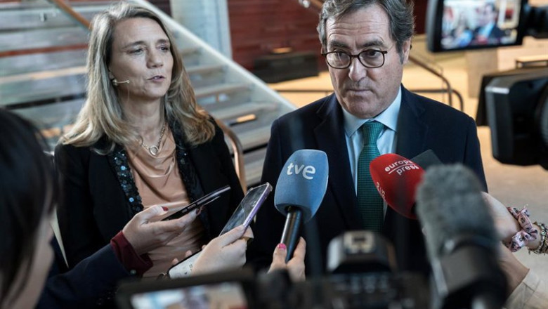ep archivo el presidente de ceoe antonio garamendi y la presidenta del cepyme angela de miguel ep archivo el presidente de ceoe antonio garamendi y la presidenta del cepyme angela de miguel