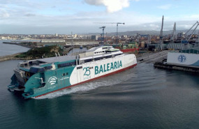 ep archivo   un ferry de baleria en una imagen de archivo