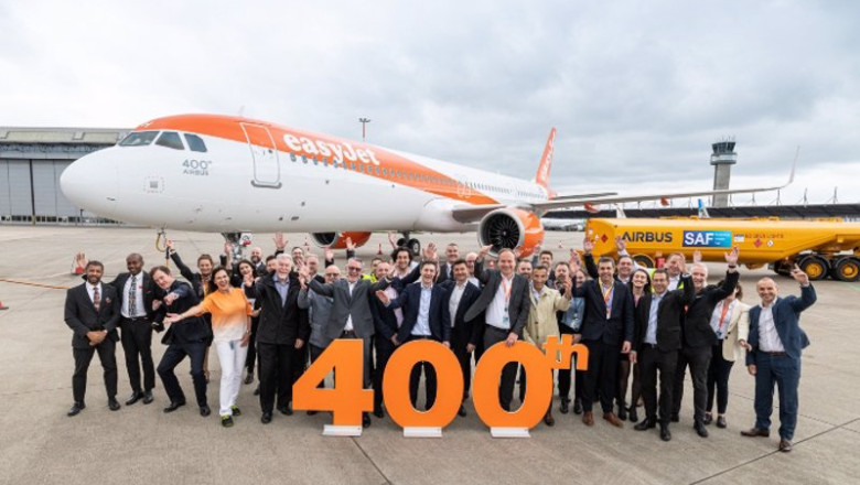 ep easyjet recibe su avion airbus numero 400 tras 20 anos de colaboracion ep easyjet recibe su avion airbus numero 400 tras 20 anos de colaboracion