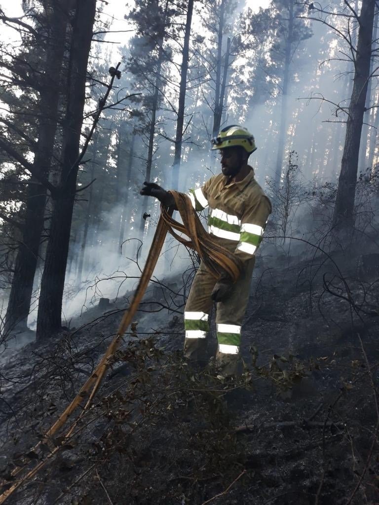 ep efectivo del operativo de lucha contra los incendios