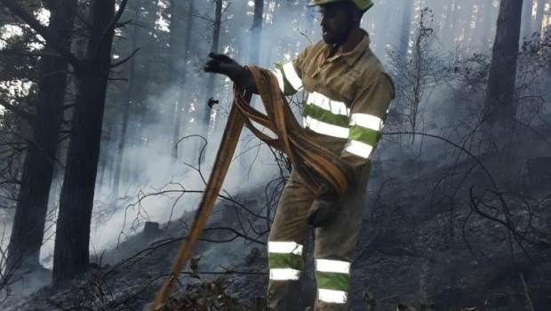 ep efectivo del operativo de lucha contra los incendios