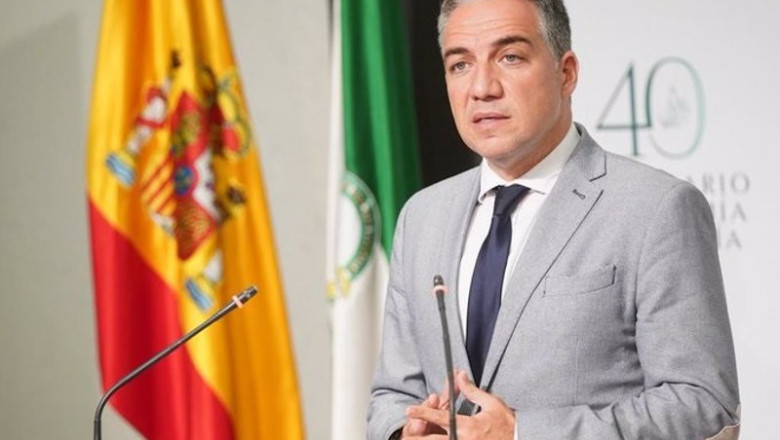 ep el consejero de la presidencia elias bendodo este martes en la rueda de prensa posterior a la