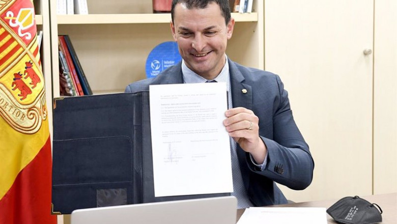 ep el ministro andorrano de presidencia economia y empresa jordi gallardo en una imagen de archivo