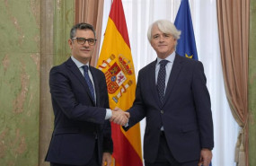 ep el ministro de presidencia justicia y relaciones con las cortes felix bolanos y el presidente del