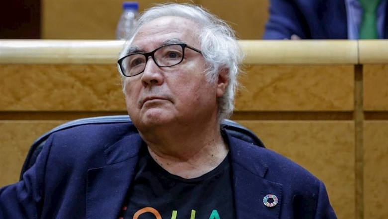 ep el ministro de universidades manuel castells en el senado el pasado 3 de marzo