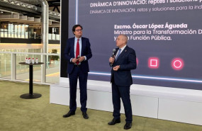 ep el ministro para la transformacion digital y de la funcion publica oscar lopez y el delegado