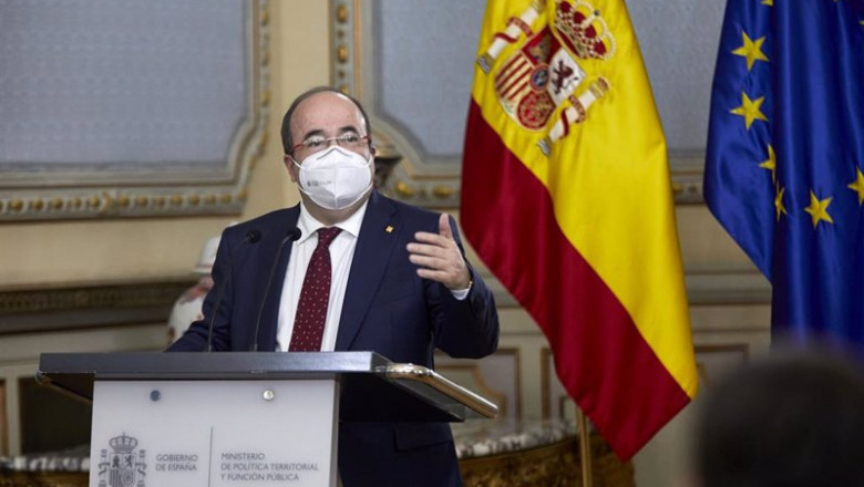 El nuevo ministro de Política Territorial, Miquel Iceta. | EUROPA PRESS/J. Hellín. POOL - Europa Press ep el nuevo ministro de politica territorial miquel iceta