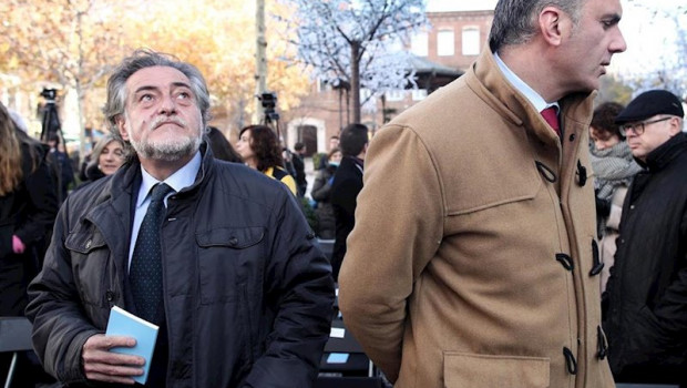 ep el portavoz del psoe en el ayuntamiento de madrid pepu hernandez i y el secretario general de vox