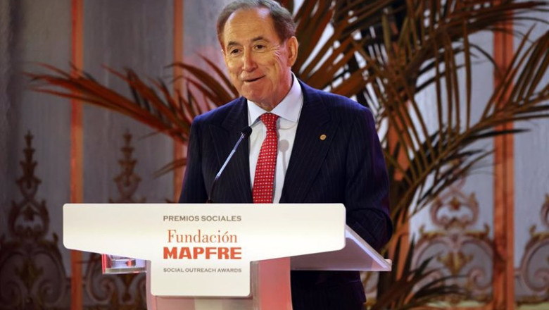 ep el presidente de mapfre antonio huertas durante la entrega de los premios sociales de la ep el presidente de mapfre antonio huertas durante la entrega de los premios sociales de la