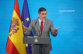 ep el presidente del gobierno pedro sanchez comparece ante los medios en el complejo de la moncloa a