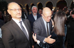 ep el vicepresidente de cyl francisco igea saluda a la portavoz de cs en el congreso ines arrimadas