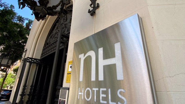 ep entrada al hotel nh alonso martinez en madrid espana