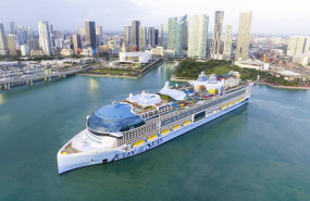 ep icon of the seas llega a miami para su bautismo y su viaje inaugural el proximo 27 de enero